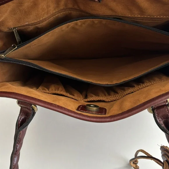 Patrica Nash Adeline Leather Tote Shoulder Bag